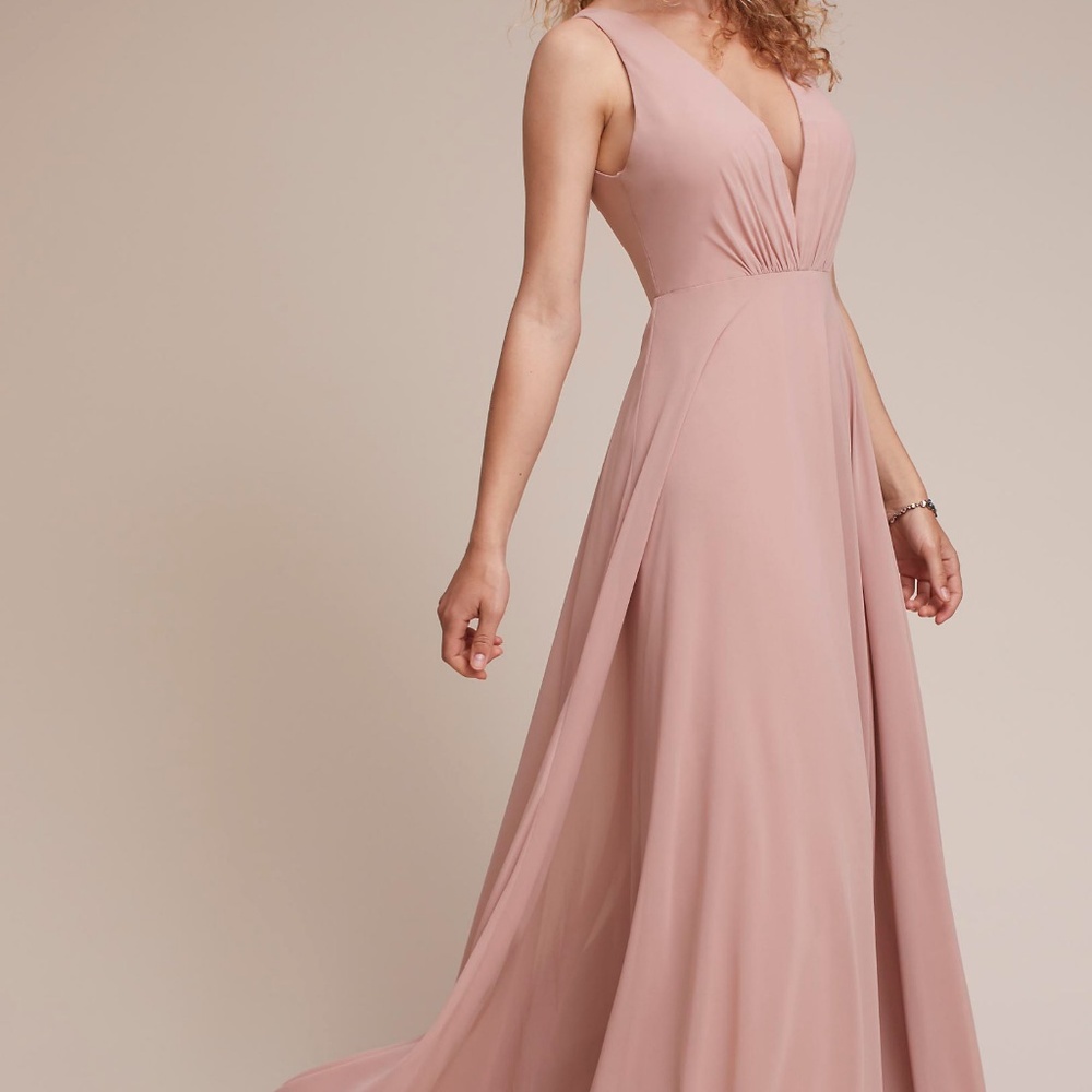 BHLDN Jenny Yoo bridesmaid Ryan Dress Apricot